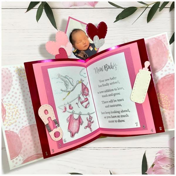 Made To Surprise Die Set Wiper Mechanism Set of 7 | Pop-Up Wiper Book Card Collection