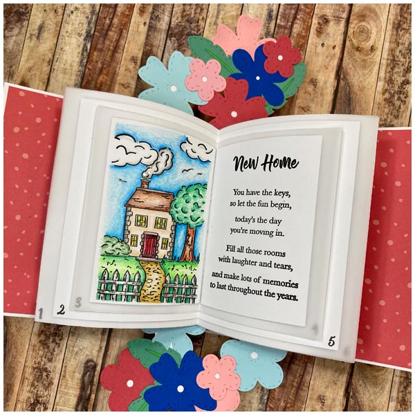 Made To Surprise A5 Clear Stamp Set New Home House & Verse by Sam Calcott | Set of 2
