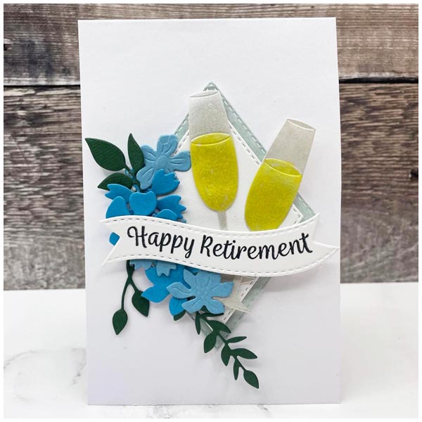 Card Making Magic A5 Die & Stamp Set Get Well & Retirement Set of 19 | Pretty Books Collection