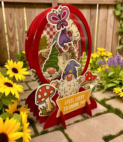 Made to Surprise A5 Stamp and Die Set It's A Gnome's Life | Enchanted Forest