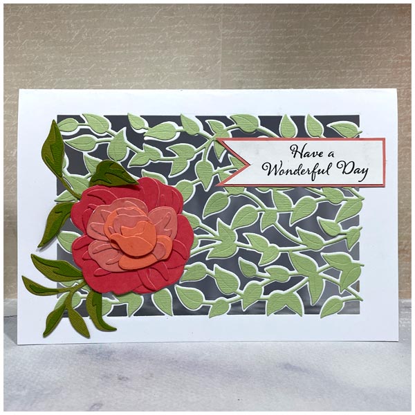 Card Making Magic Die Set Camellia Set of 30 | Decoupage Delight Collection