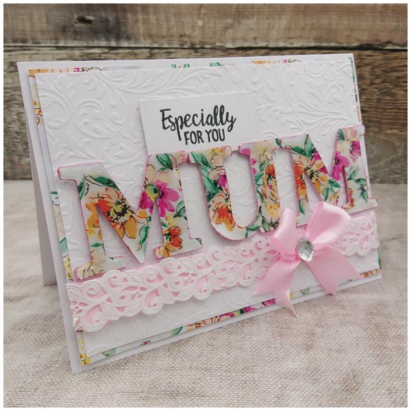 Card Making Magic Die Set Solid Alphabet Letter by Christina Griffiths