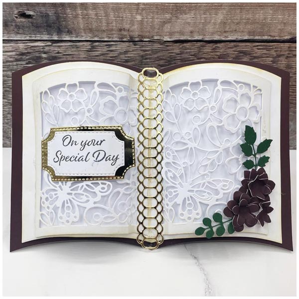 Card Making Magic Die Set Pretty Book Card Set of 25 | Pretty Books Collection