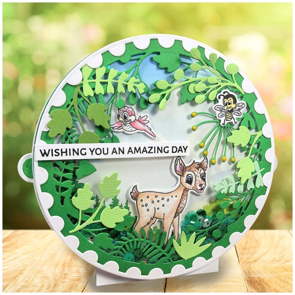 Made To Surprise A5 Clear Stamp Set Woodland Scenes Animals by Sam Calcott | Set of 19
