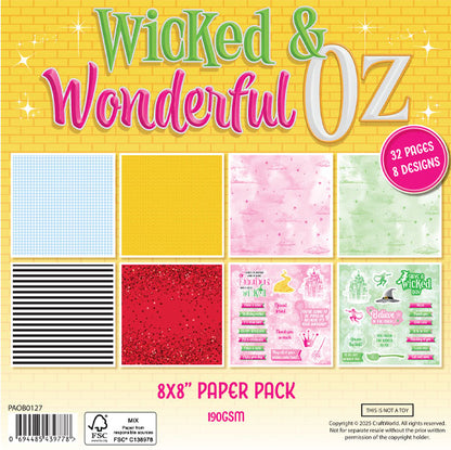 Wizard of Oz 8 x 8 Paper Pack Wicked & Wonderful | Wicked & Wonderful Oz