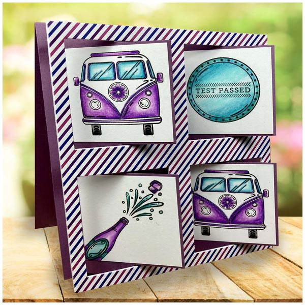 Made To Surprise Clear Stamp & Die Set Selfies People by Sam Calcott | Set of 26
