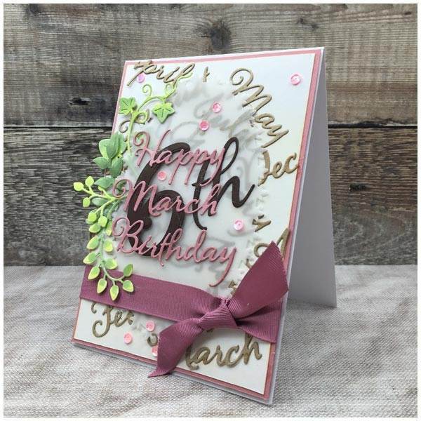 Card Making Magic Die Set Occasions & Months Set of 27 | Landmark Occasions Collection