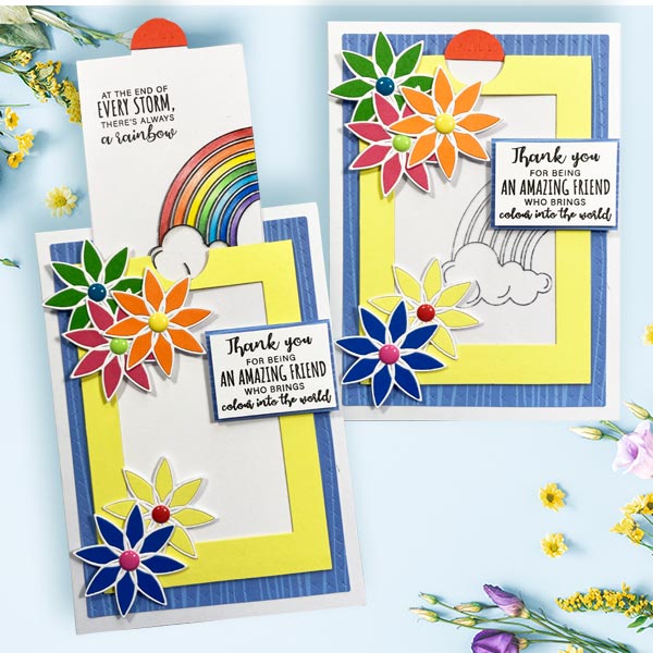 Made to Surprise 5in x 7in Mechanism Die Set Magic Colour Slide | Set of 6