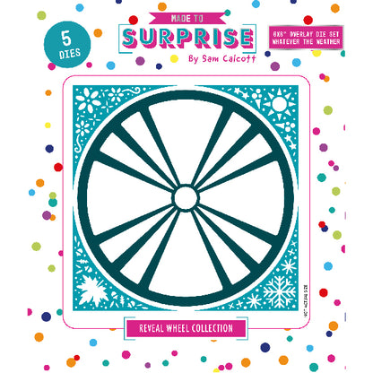 Made To Surprise Overlay Die Set 6in x 6in Whatever The Weather Set of 5 | Reveal Wheel Collection