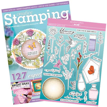 Creative Stamping Magazine #146 With Arranged With Love stamp set