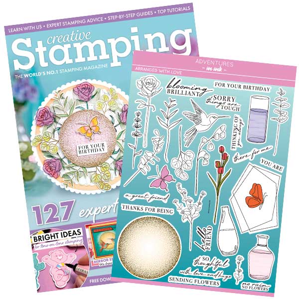 Creative Stamping Magazine #146 With Arranged With Love stamp set