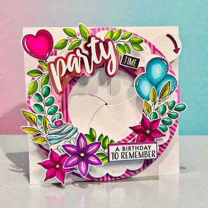 Made to Surprise A5 Stamp and Die Set Birthday Fun | Swivel & See