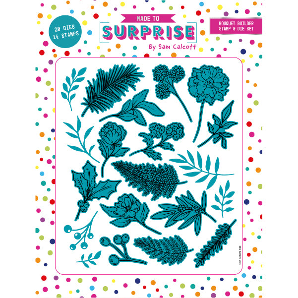 Made to Surprise A5 Stamp and Die Set Bouquet Builder | Going Against The Grain