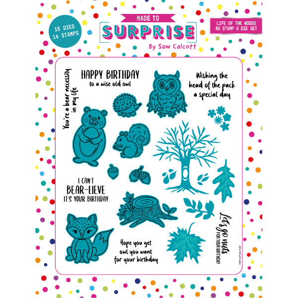 Made to Surprise A5 Stamp and Die Life Of The Woods | Enchanted Forest