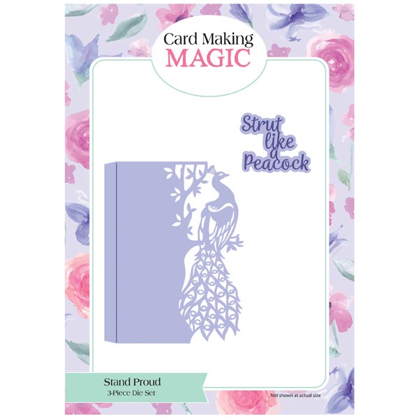 Card Making Magic Die Set Just Peacocks Stand Proud | Set of 3