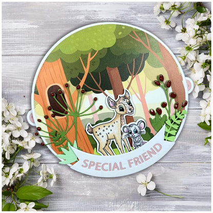 Made To Surprise A5 Clear Stamp Set Woodland Scenes Animals by Sam Calcott | Set of 19