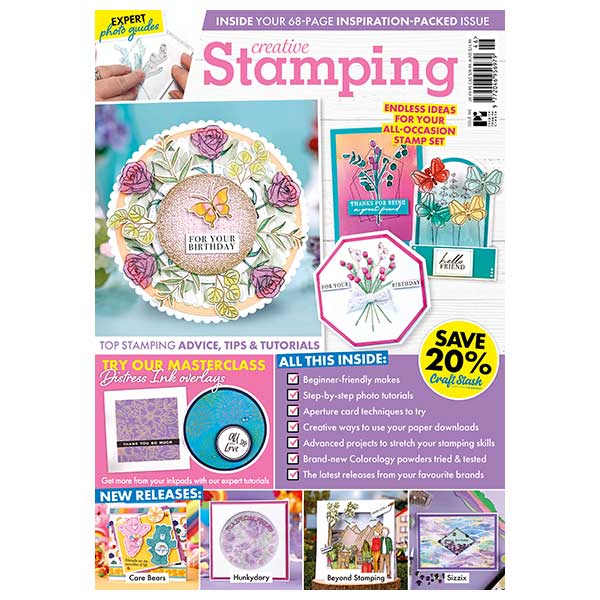 Creative Stamping Magazine #146 With Arranged With Love stamp set