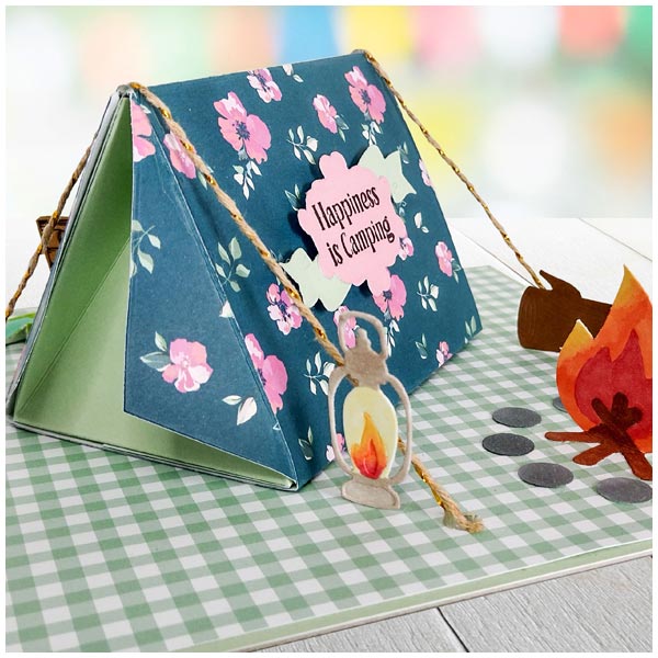 Simply Made Crafts A5 Stamp Set Camping Fun & Sentiments Set of 29 A Very British Summer Collection