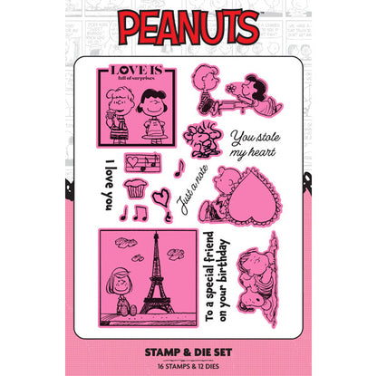 Peanuts A5 Stamp & Die Set With Love | Love Is…