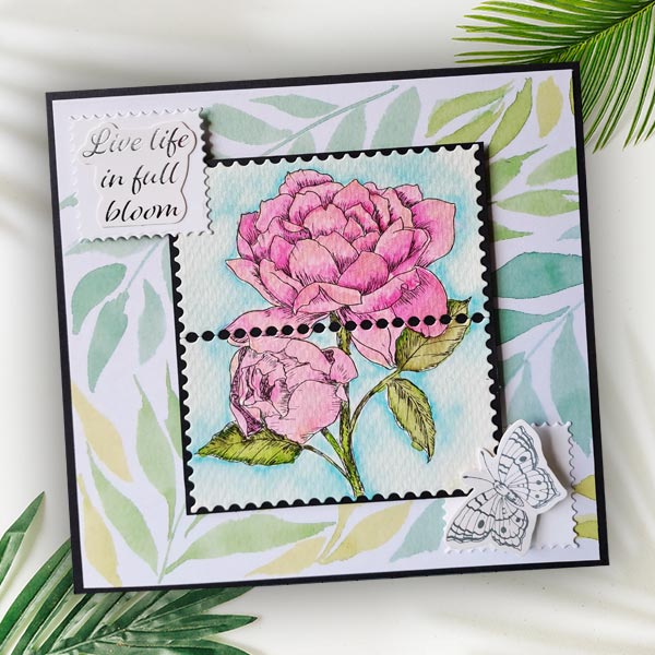 Frugal Crafter A6 Watercolour Card Pack Watercolour Florals by Lindsay Weirich | Set of 4