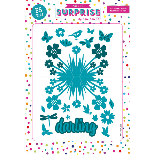 Made to Surprise 6''x 6'' Die Set Floral Pop Up | Another Surprise Inside