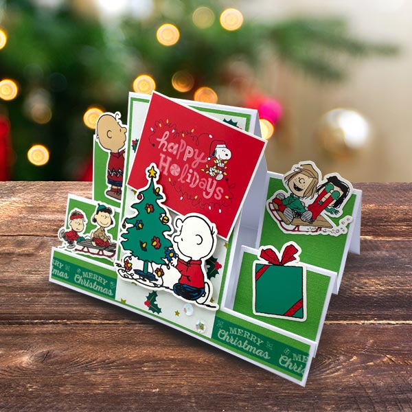 Peanuts A5 Washi Tape Sticker Sheets Festive Holidays Snoopy & Charlie Brown | 4 Sheets