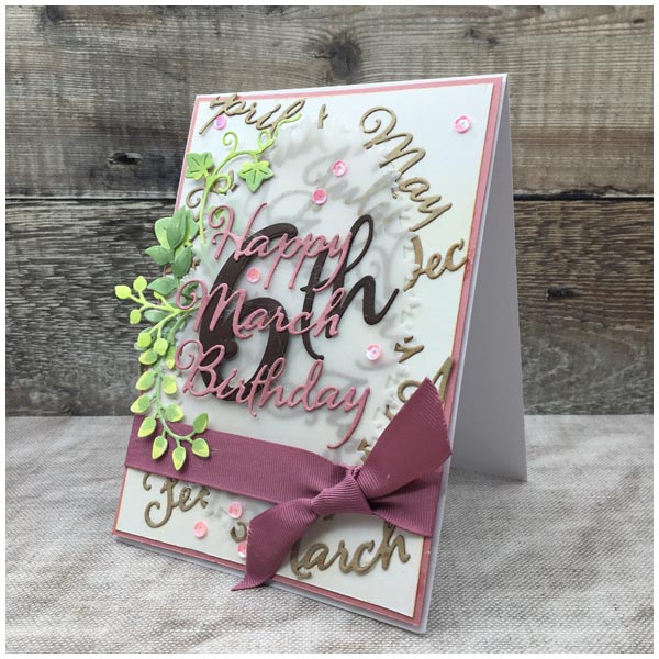 Card Making Magic Die Set Occasions & Months Set of 27 | Landmark Occasions Collection