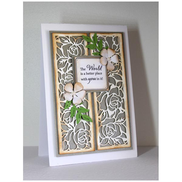 Card Making Magic Die Set Filigree Flowers Set of 14 | Perfect Panels Collection