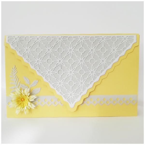 Card Making Magic Die Set Inverted Triangle Set of 15 | Designer Card Fronts Collection