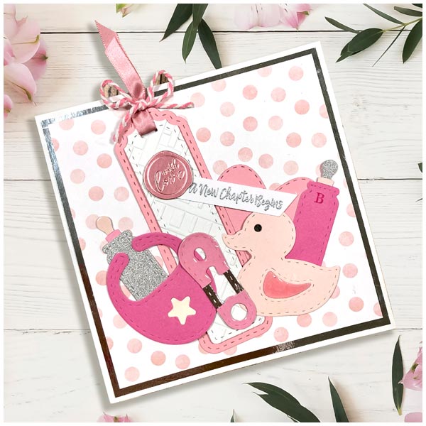 Made To Surprise Die & Clear Stamp Set Bookmark & Wax Seal with Alphabet by Sam Calcott | Set of 82