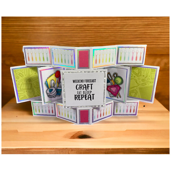 Made To Surprise Embossing Folder Additions Sewing and More | 5in x 7in