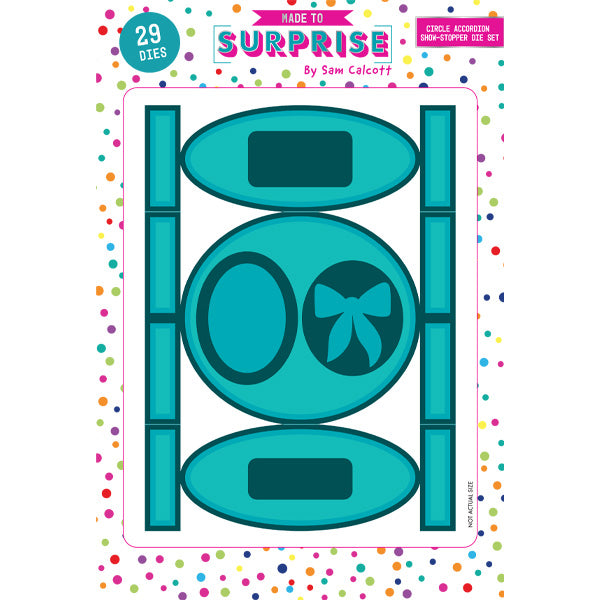 Made to Surprise 5''x 7''  Die Set Circle Accordion Showstopper | Christmas Showstoppers 4