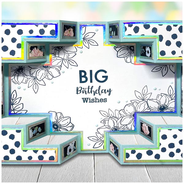 Made To Surprise Die Set 5in x 7in Tri-Fold Showstopper Mechanism Set of 13 | Showstopper Collection
