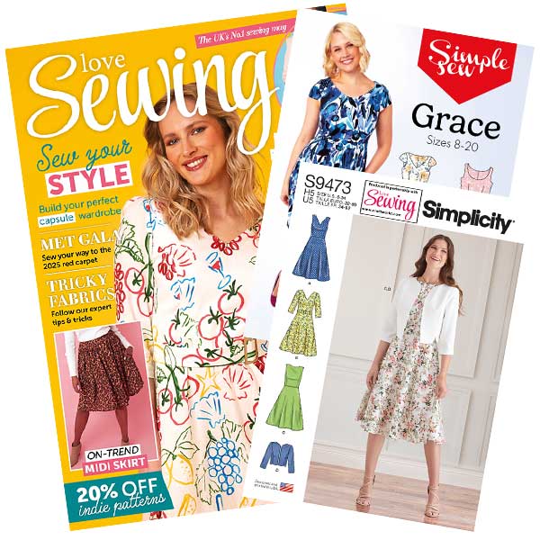 Love Sewing Magazine #144 With Two Sewing Patterns