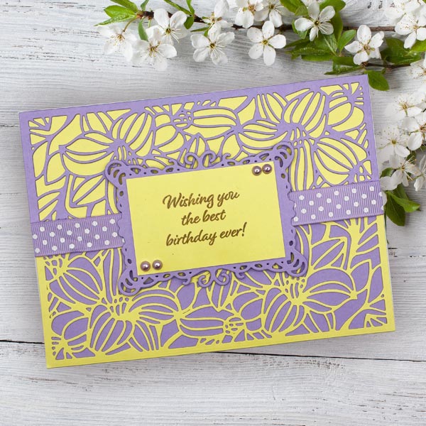 Card Making Magic Stamp & Die Set Tall and Elegant Simply Sentiments & Labels | Set of 12