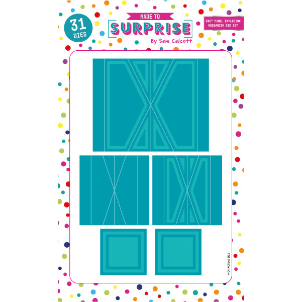Made to Surprise 6 x 6'' Die Set Panel Explosion Mechanism | Bloomin' Wonderful
