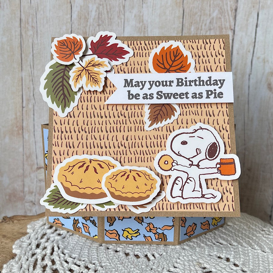 Peanuts 8 x 8 Paper Pack Fall Is Here | Chill Out & Be Thankful