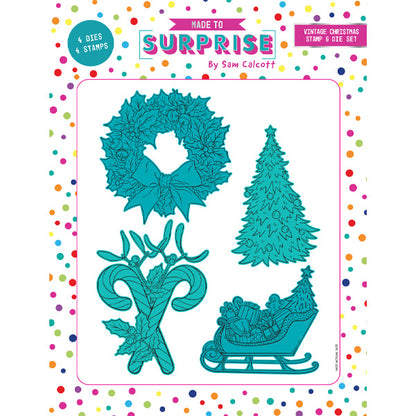 Made to Surprise A5 Stamp and Die Set Vintage Christmas | Christmas Showstoppers 4