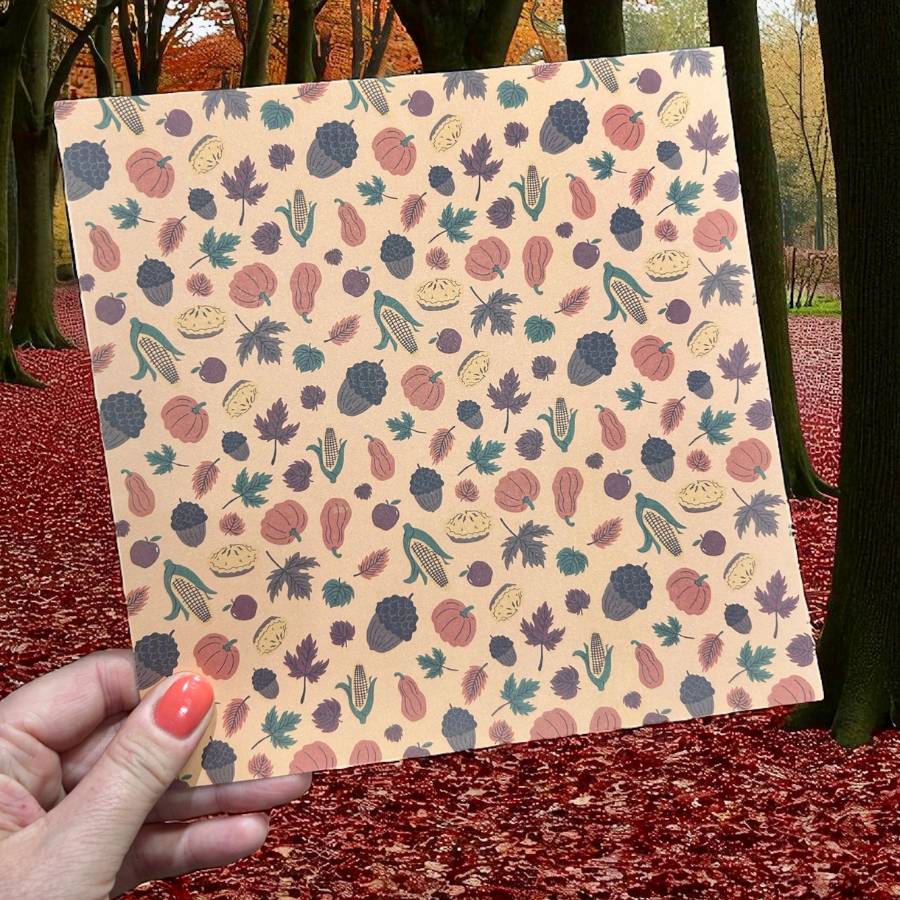Peanuts 8 x 8 Paper Pack Fall Is Here | Chill Out & Be Thankful