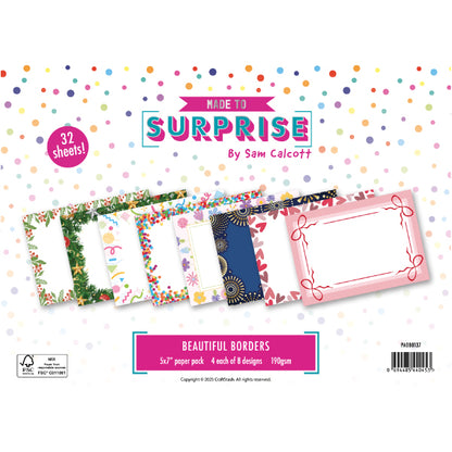Made to Surprise 5'' x 7'' Paper Pack Beautiful Borders | Say It With Words