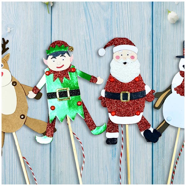 Made To Surprise Die Set Fairy and Snowman Set of 18 | It's Only A Puppet Collection