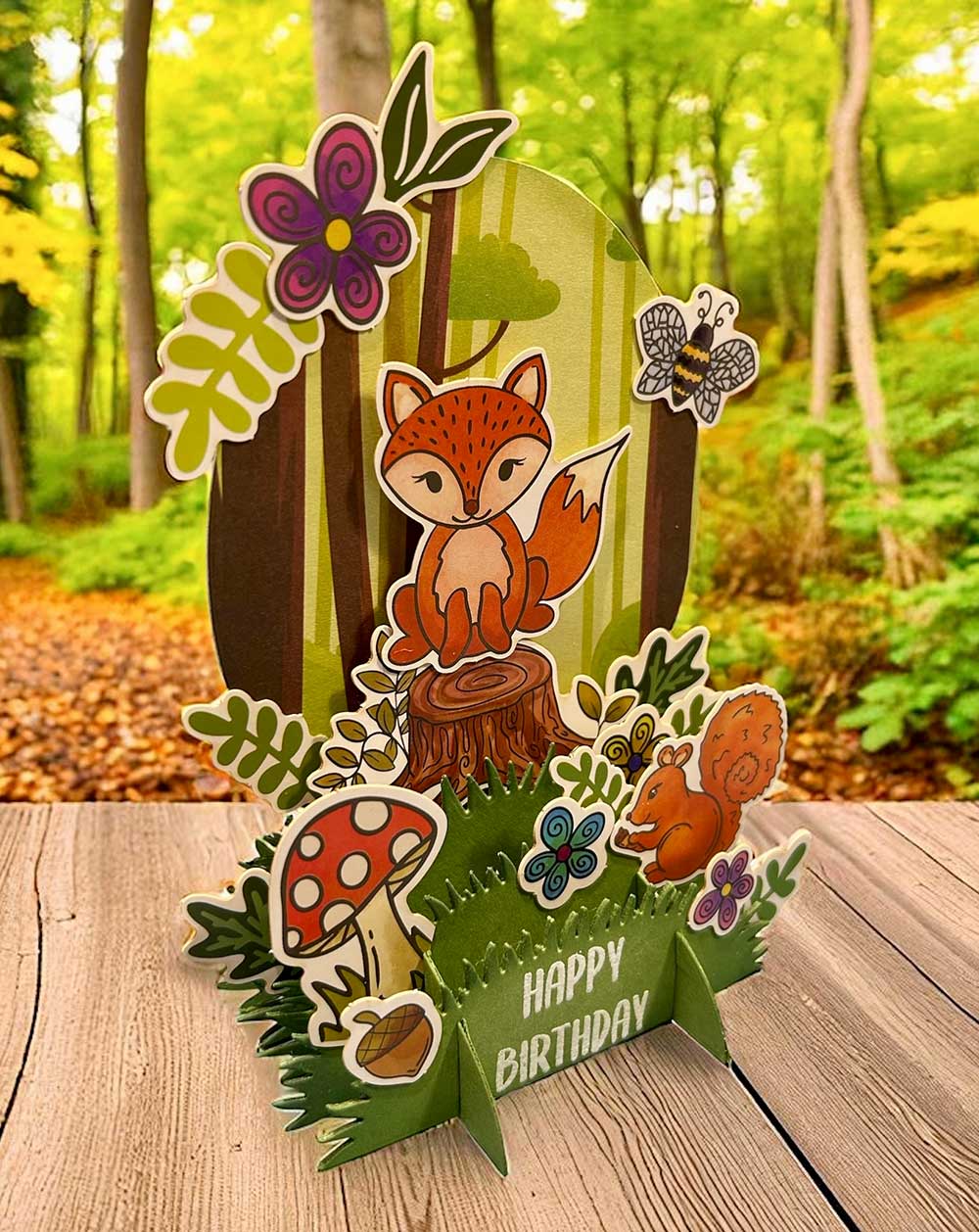 Made to Surprise A5 Stamp and Die Life Of The Woods | Enchanted Forest