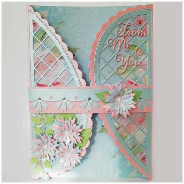 Card Making Magic Die Set Half Scallop Set of 15 | Designer Card Fronts Collection