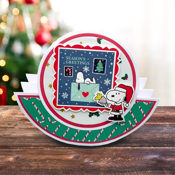 Peanuts Ephemera Topper Pack Festive Holidays Snoopy & Charlie Brown | Set of 16