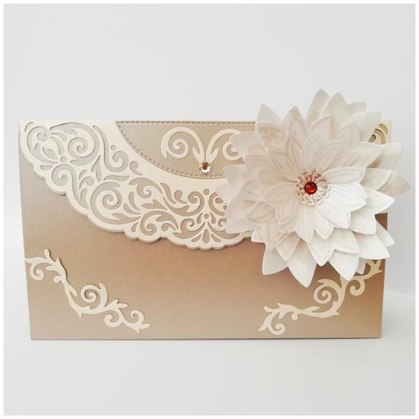 Card Making Magic Die Set Half Scallop Set of 15 | Designer Card Fronts Collection