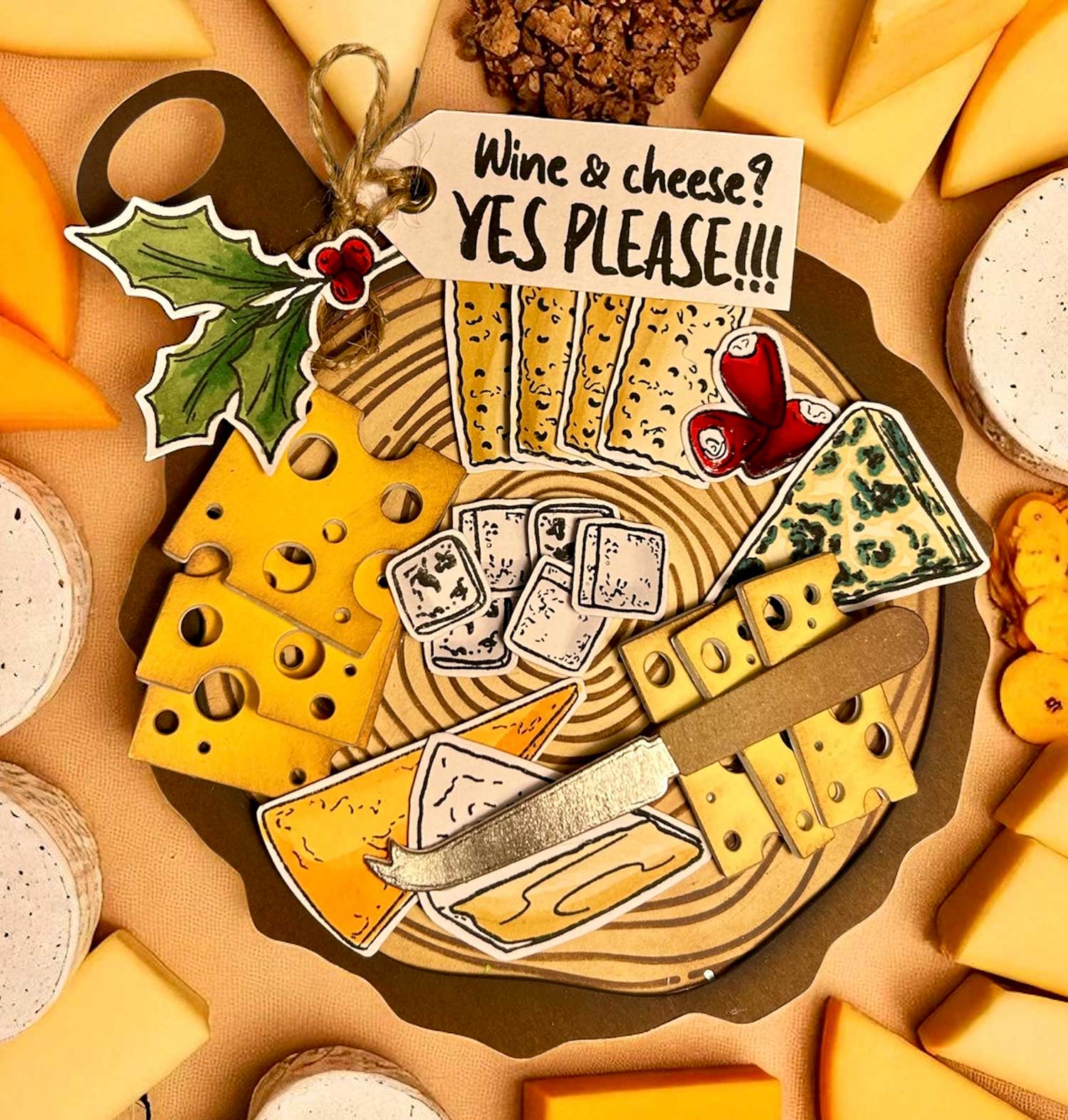 Made to Surprise A5 Stamp and Die Set Party Food | Going Against The Grain