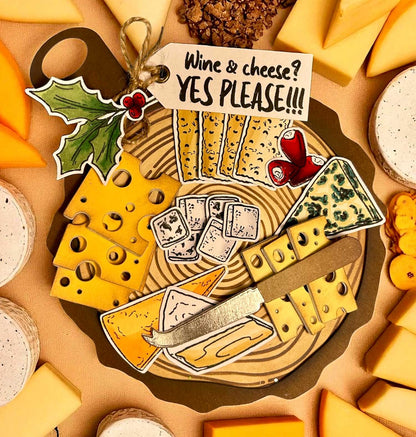 Made to Surprise A5 Stamp and Die Set Party Food | Going Against The Grain