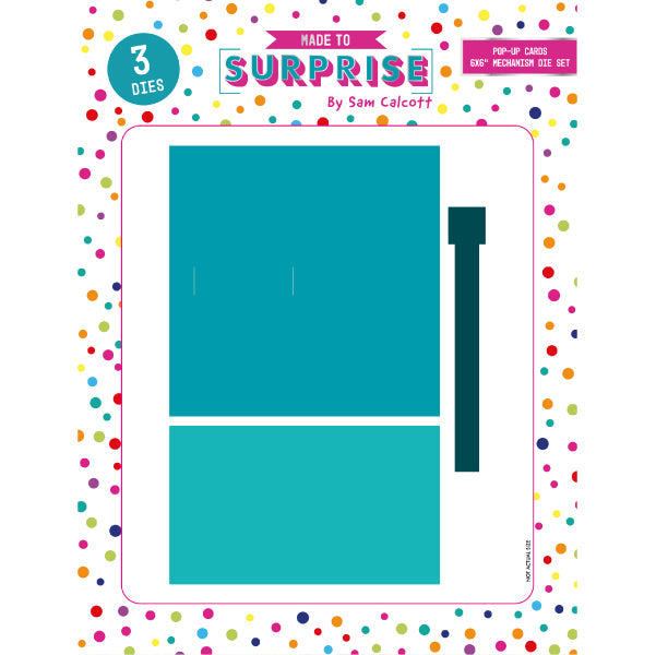 Made To Surprise Mechanism Die Set Everyday Pop-Up 6in x 6in Card Creator | Set of 3