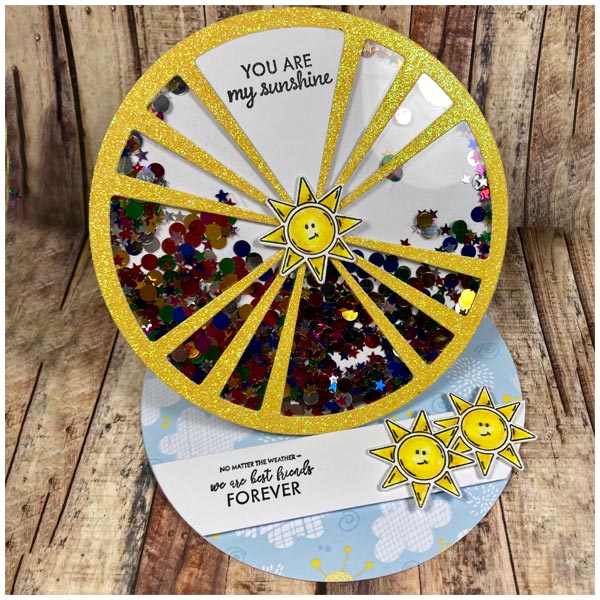 Made To Surprise Overlay Die Set 6in x 6in Whatever The Weather Set of 5 | Reveal Wheel Collection