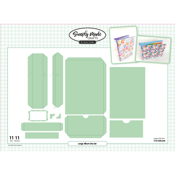 Simply Made Crafts Die Set Large Album Set of 11 | Moving Pages Collection